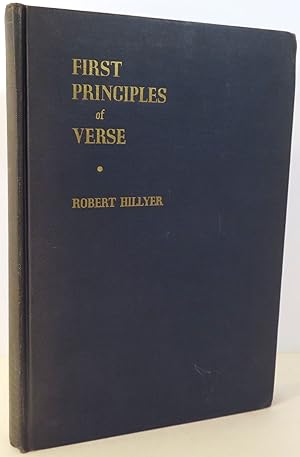 Seller image for First Principles of Verse for sale by Evolving Lens Bookseller