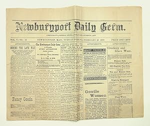 Newburyport Daily Germ, Vol. 5, No. 43, February 20, 1883 "Democracy-General News-Literature-Scie...