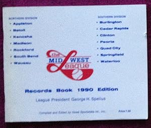 MIDWEST LEAGUE - RECORDS BOOK 1990 EDITION