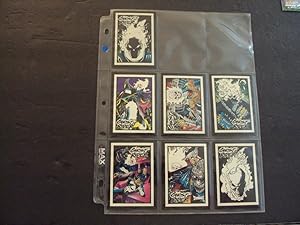 7 1992 Comic Images Marvel Ghost Rider Glow-in-the-Dark Chase Cards #G1, 4-7, 9-10