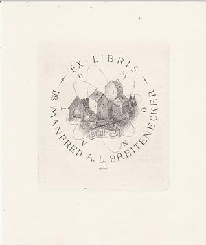 Bild des Verkufers fr Ex Libris Dr. Manfred A. L. Breitenecker. Burg Braitneck zum Verkauf von Antiquariat  Braun