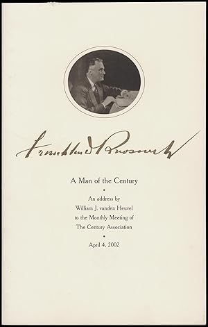 Immagine del venditore per Franklin D. Roosevelt: A Man of the Century venduto da Diatrope Books