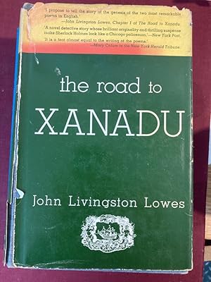 Bild des Verkufers fr The Road to Xanadu: A Study in the Ways of the Imagination. zum Verkauf von Plurabelle Books Ltd