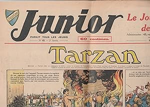 JUNIOR - Le journal de Tarzan. N° 63. 2e année. 10 juin 1937