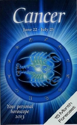 Image du vendeur pour Cancer (Horoscopes 2013) mis en vente par WeBuyBooks