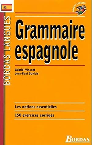 Image du vendeur pour Bordas langues : Grammaire espagnole mis en vente par dansmongarage