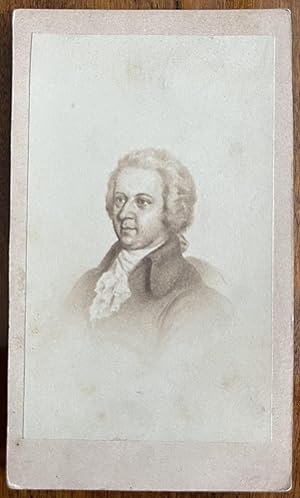 Mozart, W. A.: Carte-de-visite photo of a painting