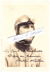 WALTER HINTON (Walter T. Hinton, 1888-1981) amerikanischer Flugpionier / United States aviator. H...