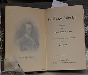 Lessings Werke herausgegeben von Franz Bornmüller - Kritisch durchgesehene und erläuterte Ausgabe...