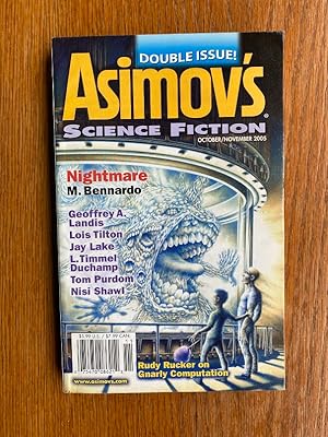Imagen del vendedor de Asimov's Science Fiction October and November 2005 a la venta por Scene of the Crime, ABAC, IOBA