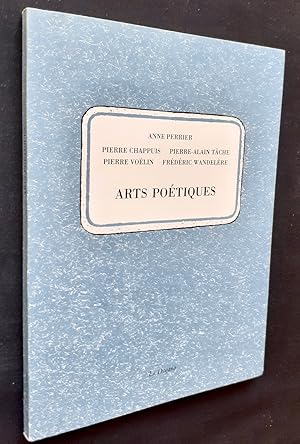 Image du vendeur pour Arts potiques - mis en vente par Le Livre  Venir