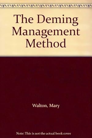 Seller image for The Deming Management Method for sale by WeBuyBooks
