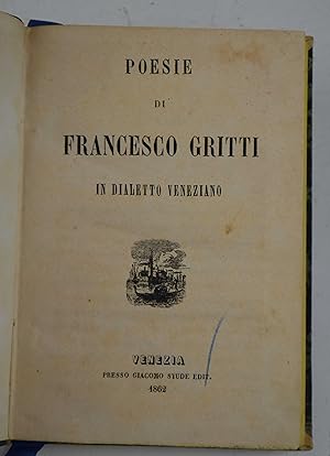 Seller image for Poesie& in dialetto veneziano. for sale by Studio Bibliografico Benacense