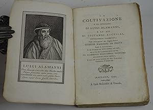 La coltivazione e gli epigrammi. e Le api di Giovanni Rucellai, gentiluomini fiorentini; colle an...