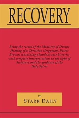 Imagen del vendedor de Recovery a la venta por GreatBookPrices