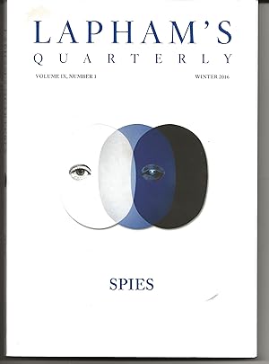 Image du vendeur pour Lapham's Quarterly Spies Winter 2016 mis en vente par Dave Wilhelm Books