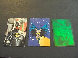 3 Batman/Robin Promo Cards; Batman Returns/Stadium Club;P1 Puzzle Card;Batman Forever Robin Hologram