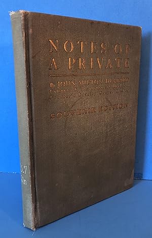Image du vendeur pour Notes of a Private mis en vente par Smythe Books LLC