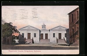 Postcard Bridgetown, Magistrates` Courts