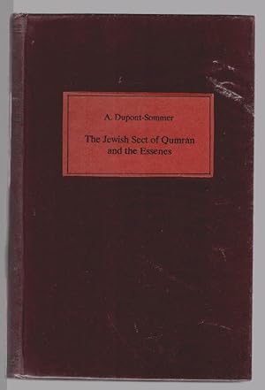 Bild des Verkufers fr The Jewish Sect of Qumran and the Essenes : New Studies on the Dead Sea Scrolls. zum Verkauf von Schrmann und Kiewning GbR