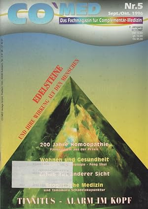 Bild des Verkufers fr Co'med - Das Fachmagazin fr Complementr-Medizin. Nr. 5, Sept./Okt. 1996: Schwerpunktthema: Edelstein. zum Verkauf von Buch von den Driesch