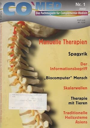 Bild des Verkufers fr Co'med - Das Fachmagazin fr Complementr-Medizin. Nr. 1/2002. Schwerpunktthema: Manuelle Therapien. zum Verkauf von Buch von den Driesch