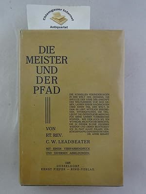 Die Meister und der Pfad. Übersetzung aus dem Englischen von Marie von Fielitz.