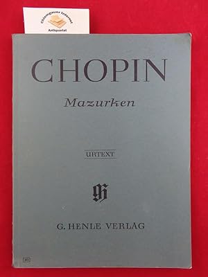 Mazurken. Urtext. Fingersatz von Hans-Martin Theopold Nach Eigenschriften, Abschriften und Erstau...