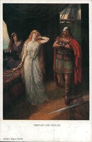Immagine del venditore per Ansichtskarte / Postkarte Tristan und Isolde, Richard Wagner, Opernszene - Munk 984 venduto da akpool GmbH