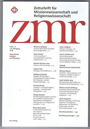 Themenheft Religion und Ökologie. ZMR - Zeitschrift für Missionswissenschaft und Religionswissens...