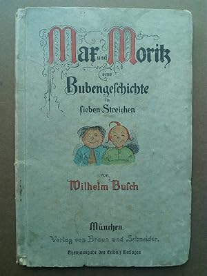 Image du vendeur pour Max und Moritz - eine Bubengeschichte in sieben Streichen mis en vente par Versandantiquariat Jena