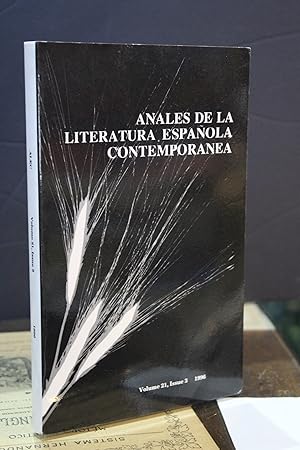 Anales de la literatura española contemporánea. Volume 21, Issue 3, 1996.