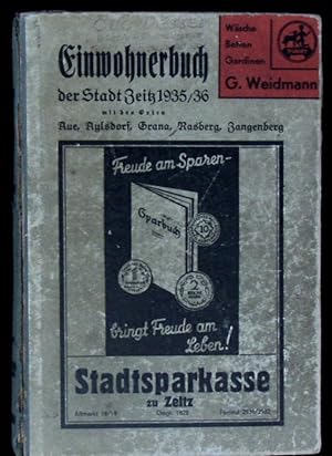 Image du vendeur pour und der umliegenden Ortschaften Aue, Aylsdorf, Grana, Rasberg und Zangenberg. Nach dem Stande vom 1. Oktober 1935. mis en vente par Antiquariat Bebuquin (Alexander Zimmeck)