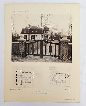 Imagen del vendedor de ANTIGUA FOTOTIPIA/ OLD PHOTOTYPIE: LA BELLADONE  LYS-CHANTILLY . MOLINIE ET NICOD ARCHITECTES 1927 a la venta por LIBRERA MAESTRO GOZALBO