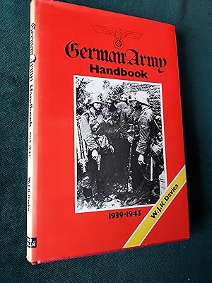 Bild des Verkufers fr German Army handbook 1939-1945 zum Verkauf von Crouch Rare Books