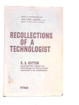 Seller image for Recollections of a Technologist for sale by World of Rare Books