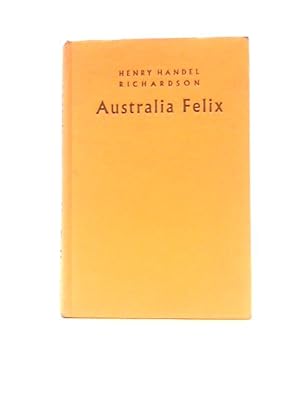 Bild des Verkufers fr Australia Felix zum Verkauf von World of Rare Books