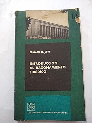 Image du vendeur pour Introduccion al razonamiento juridico mis en vente par Libros nicos