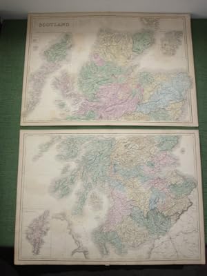Scotland, [two sheets[from The General Atlas of the World 1857]
