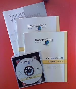 Immagine del venditore per The Rosetta Stone. Curriculum Text, French, Level 1 und Level 2: Francais + Einfach Sprachen lernen (Benutzerhandbuch) + 4 CD-ROM venduto da biblion2