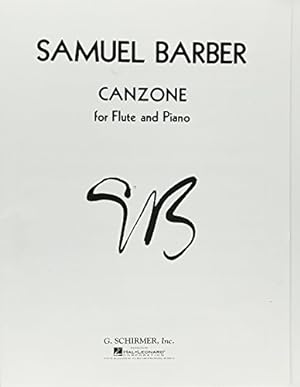 Immagine del venditore per Samuel Barber Canzone (Flute/Piano) Flt: Flute and Piano venduto da WeBuyBooks