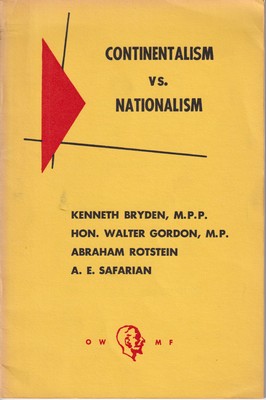 Imagen del vendedor de Continentalism vs. Nationalism a la venta por Kennys Bookstore