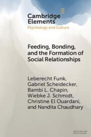 Bild des Verkufers fr Feeding, Bonding, and the Formation of Social Relationships : Ethnographic Challenges to Attachment Theory and Early Childhood Interventions zum Verkauf von AHA-BUCH GmbH