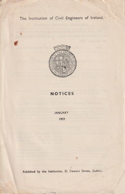 Imagen del vendedor de Notices: January 1959 a la venta por Kennys Bookshop and Art Galleries Ltd.