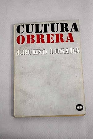 Immagine del venditore per Cultura obrera Actitud y doctrina de la Iglesia venduto da Alcan Libros