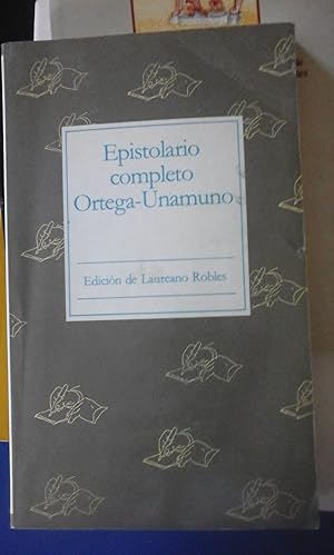 Bild des Verkufers fr EPISTOLARIO COMPLETO ORTEGA-UNAMUNO (Madrid, 1987) zum Verkauf von Multilibro