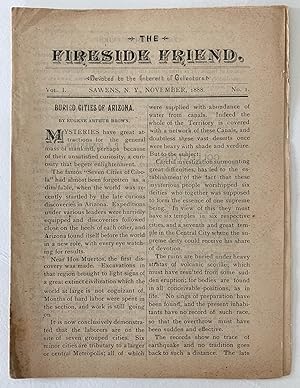 [Arizona Territory][Periodical] Fireside Friend Vol. 1 No. 1--Devoted to the Interest of Collecto...