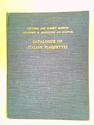 Catalogue of Italian Plaquettes