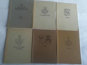 Sammlung von 6 separaten Abdrucken des Genealogischen Handbuchs des Adels