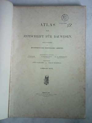 Bild des Verkufers fr Atlas zur Zeitschrift fr Bauwesen - Jahrgang XLVII, 1897 zum Verkauf von Celler Versandantiquariat